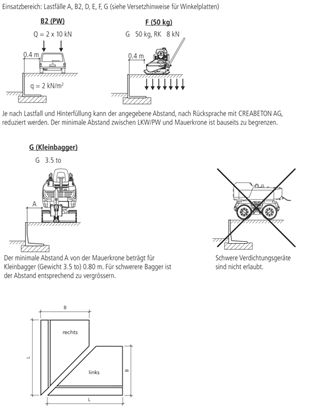 WIPASO Winkelplatten mit Besenstrich