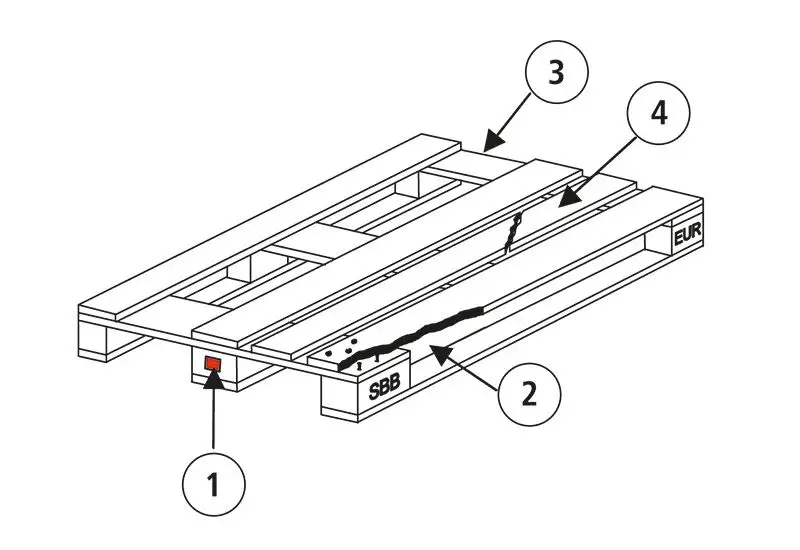 Annahme Paletten Annahme Paletten